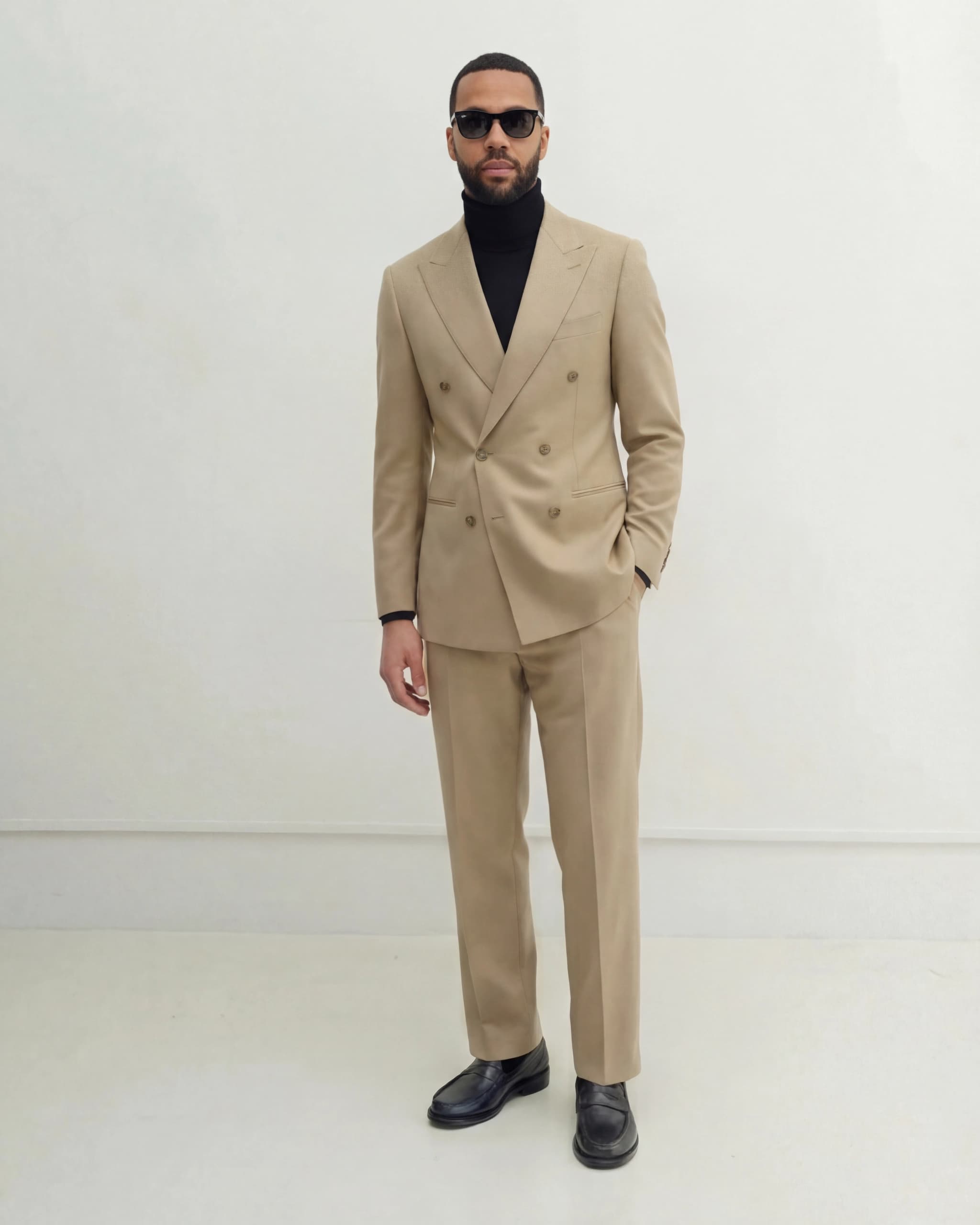 Lyse beige bukser