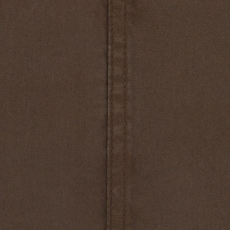 Mid Brown Tailored Cotton Chinos materiale GMDK013