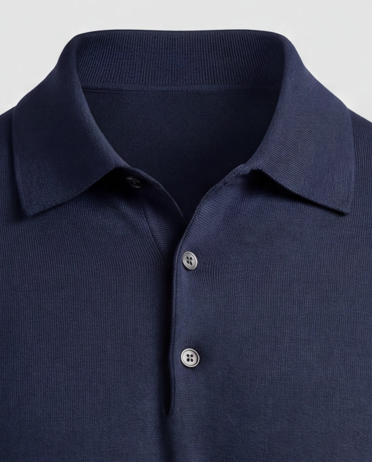 Navy Bomulds Polo (3)