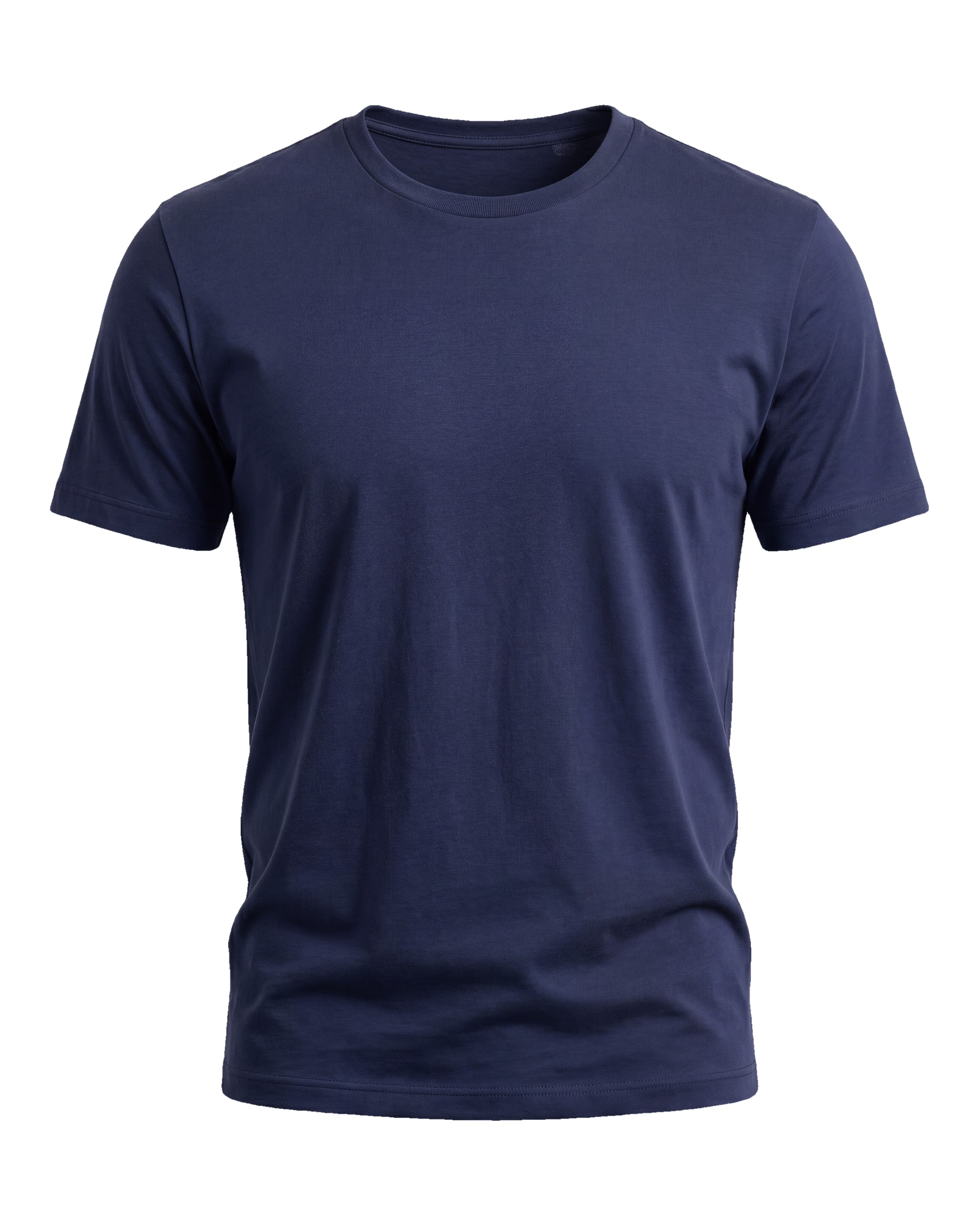 Navy Cotton T‑Shirt