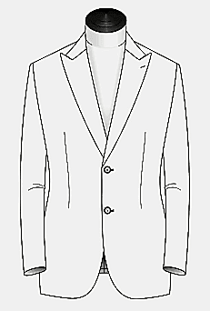 Peak lapel
