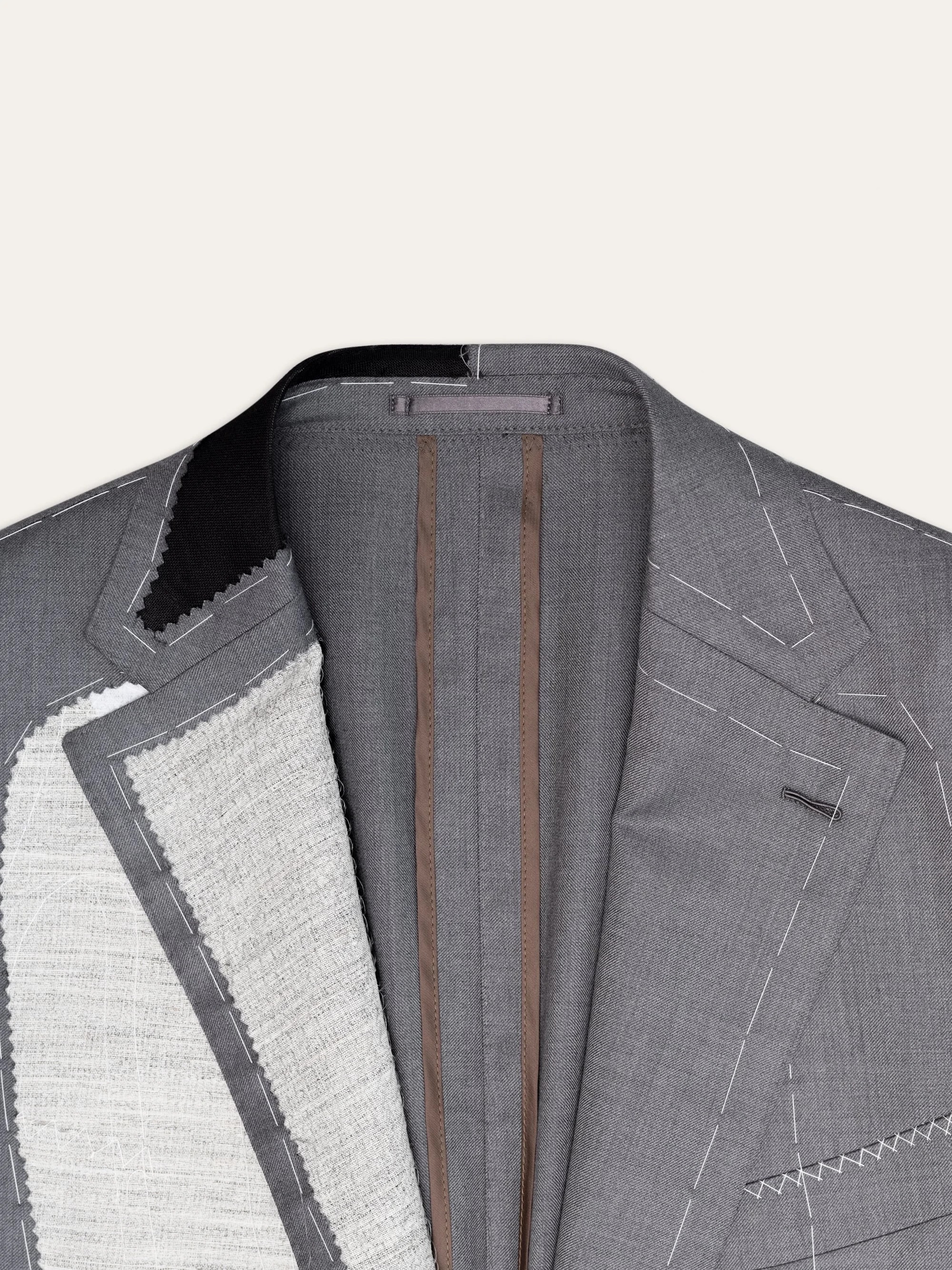 Man in a classic three-piece suit for a festive occasion