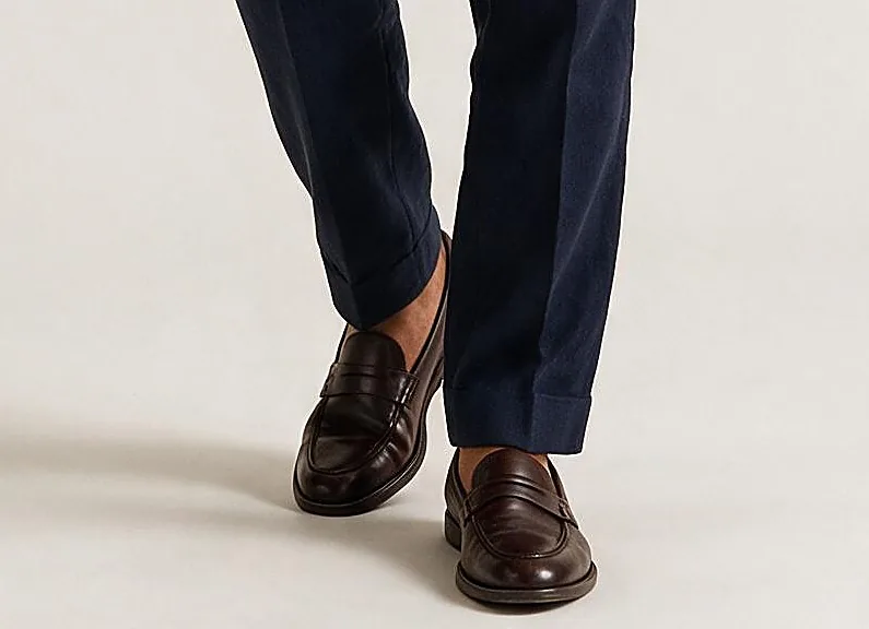 Dark Navy Suit from HOV Collection, hem detail