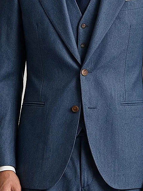 Mid-Blue 3-Piece Suit from HOV Collection, on model