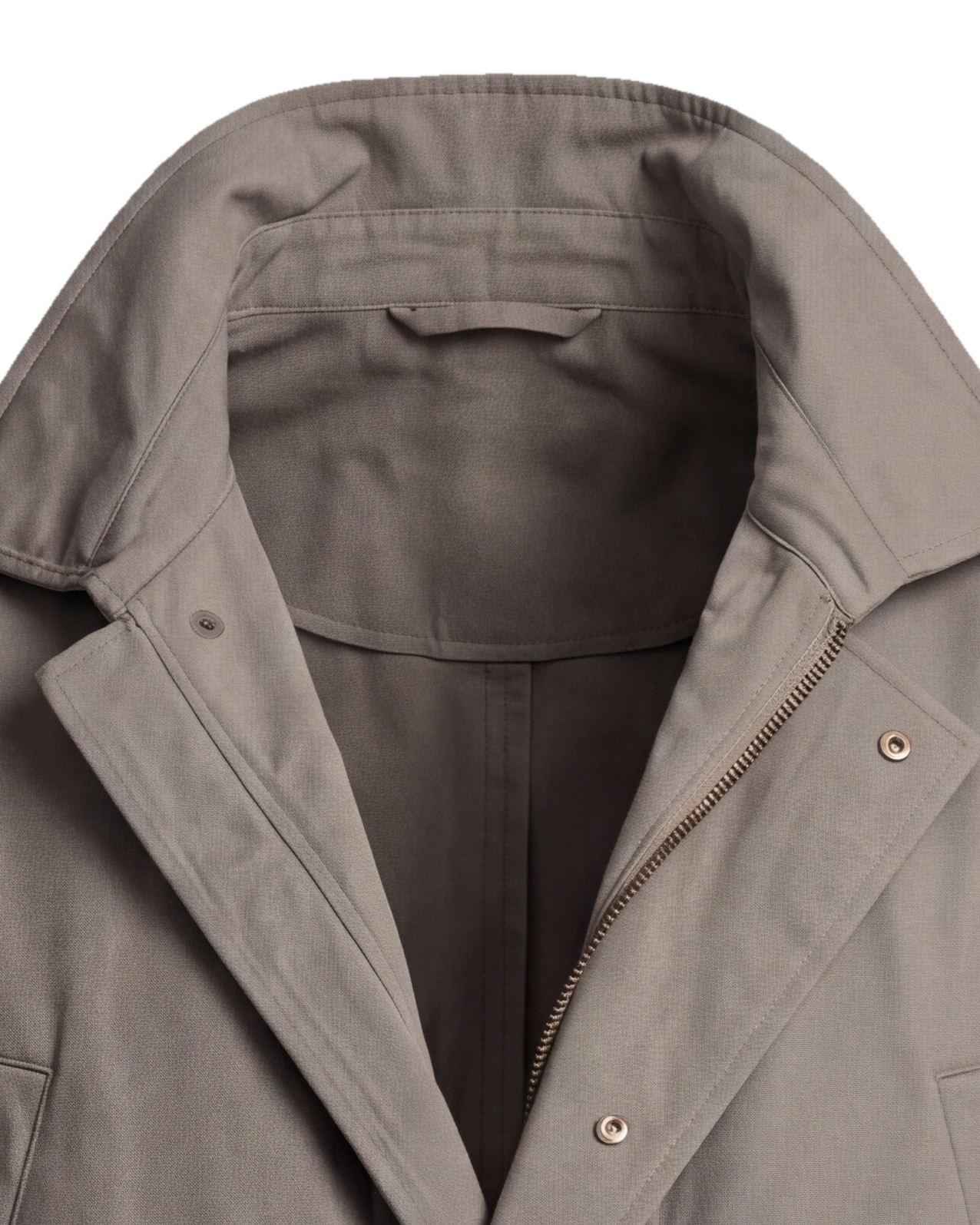 Light Beige Field Jacket, collar detail