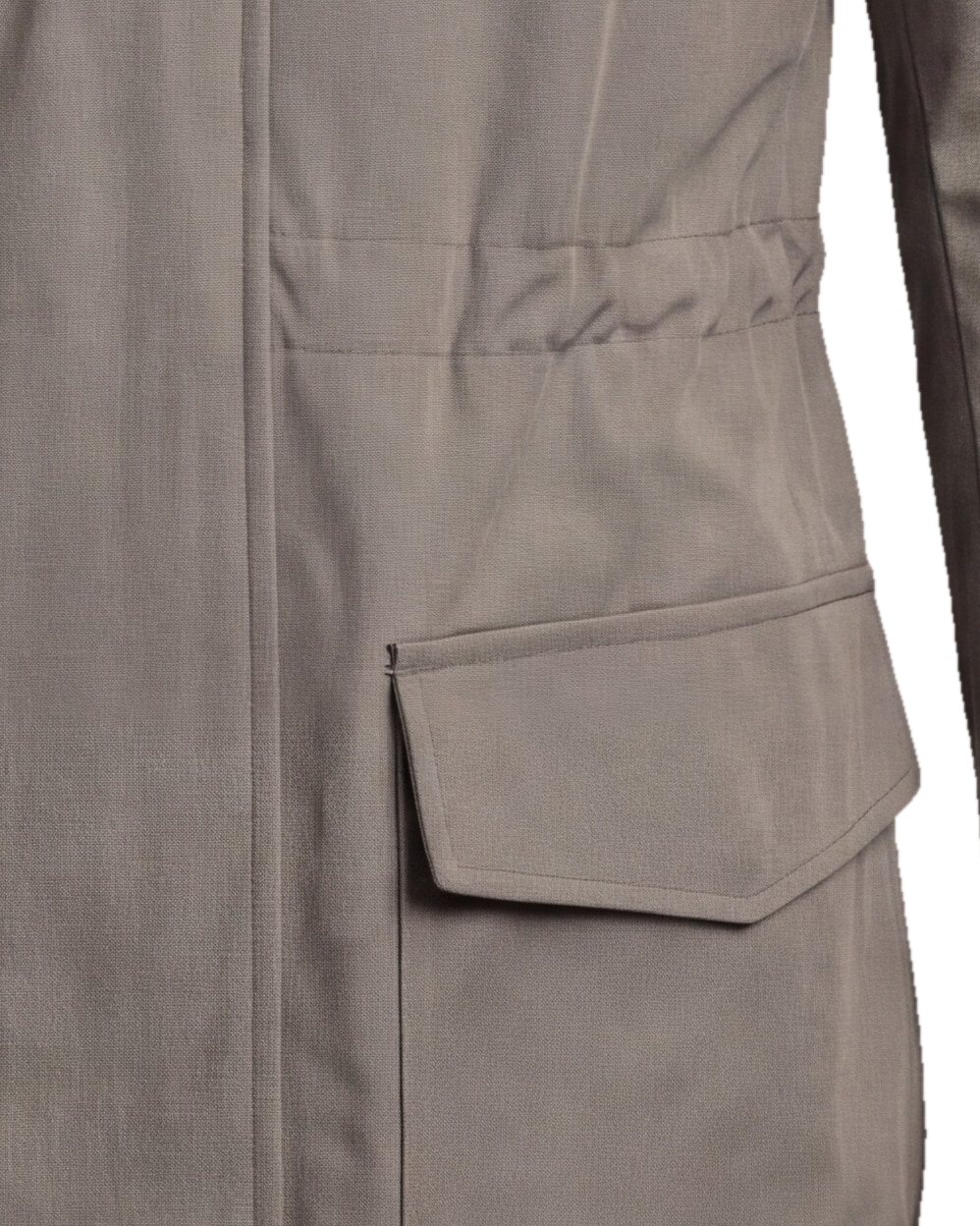 Light Beige Field Jacket, pocket detail