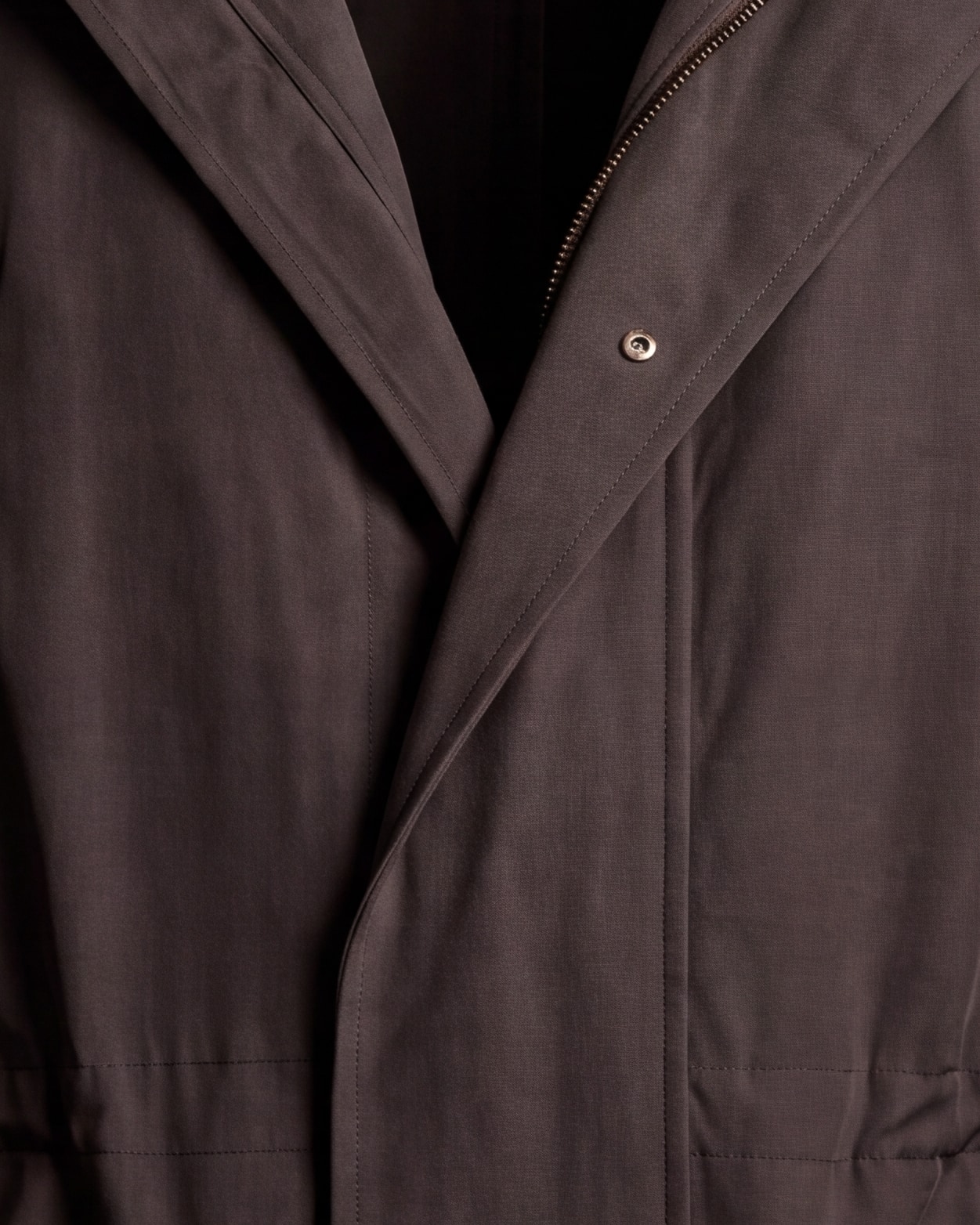 Black Field Jacket, front view
