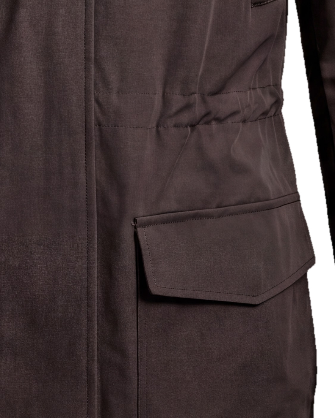 Black Field Jacket, pocket detail