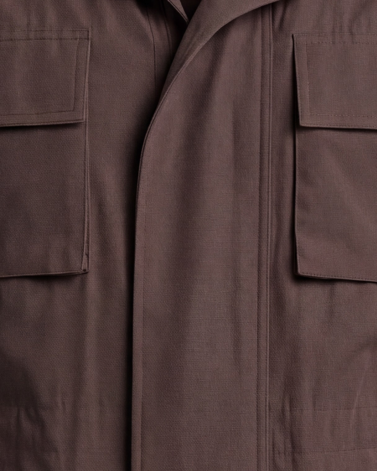 Brown Field Jacket, front view