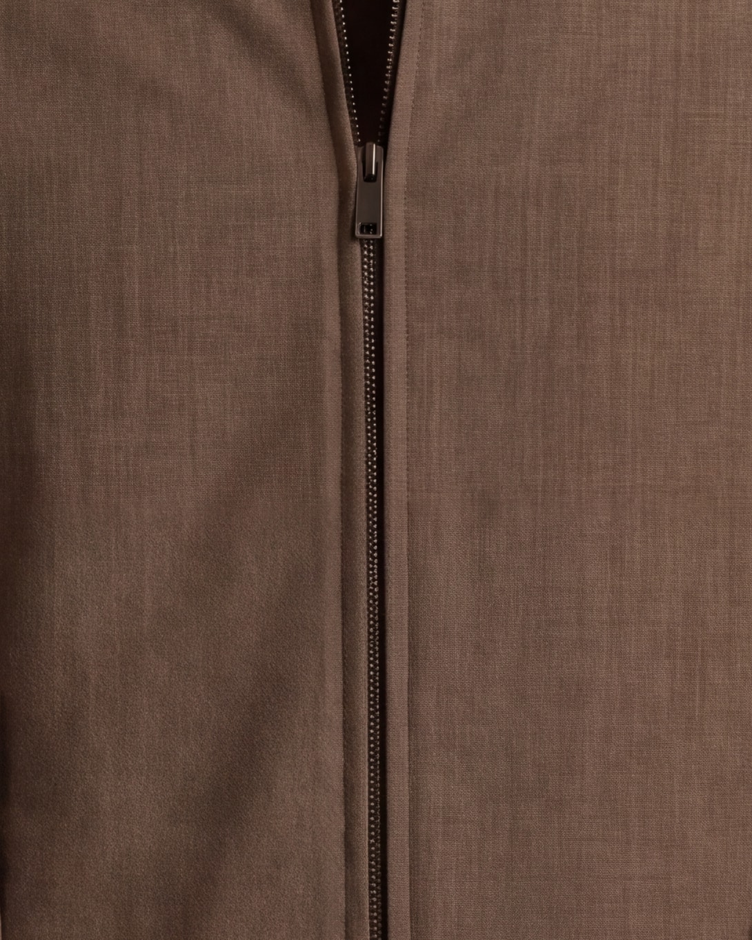 Brown Harrington Jacket, front view