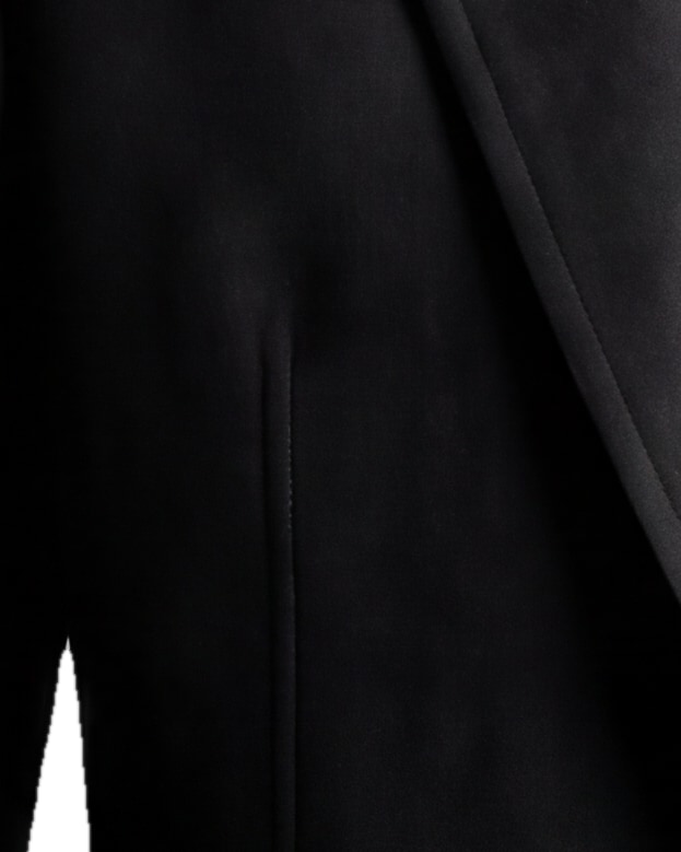 Deep Brown Suede Jacket, fabric close-up