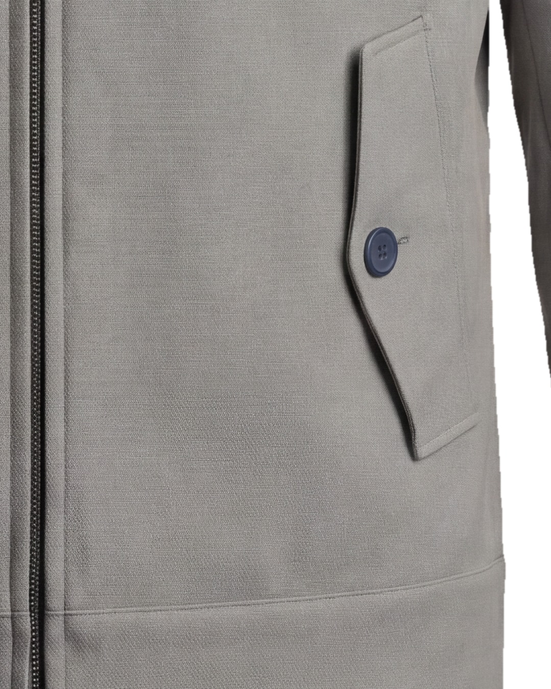 Grey Harrington Jacket, pocket detail