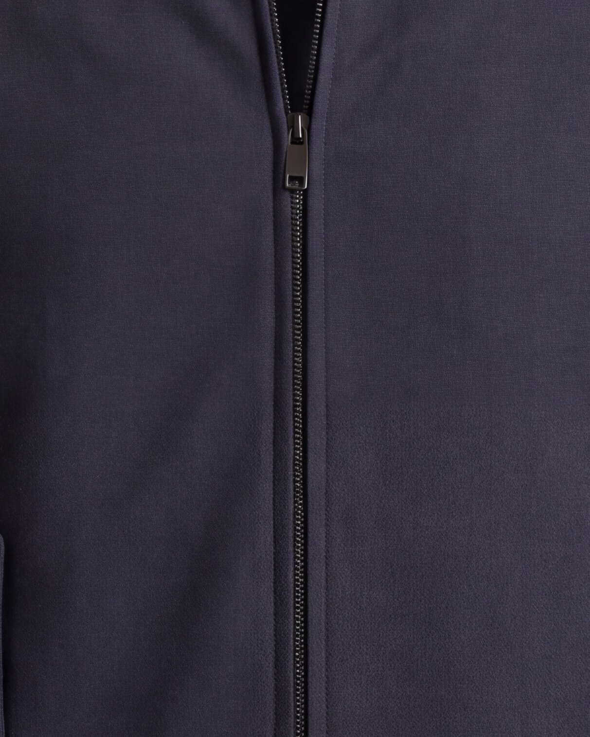 Navy Harrington Jacket, front view