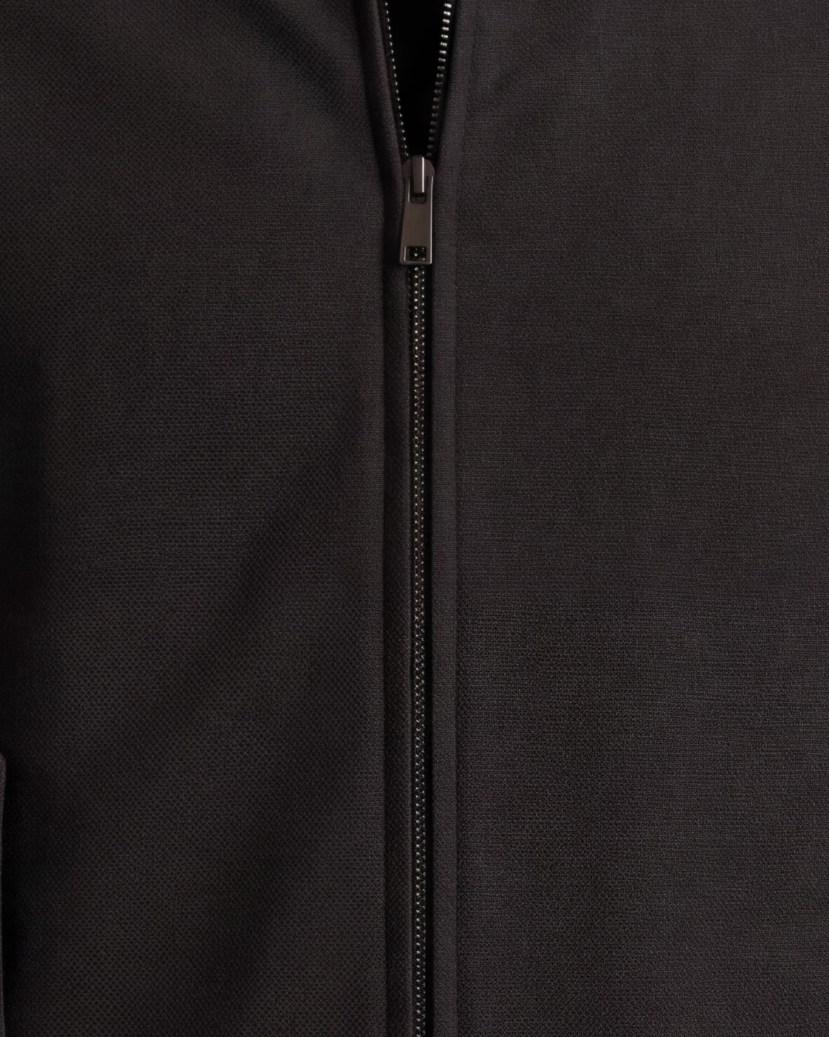 Black Harrington Jacket, front view
