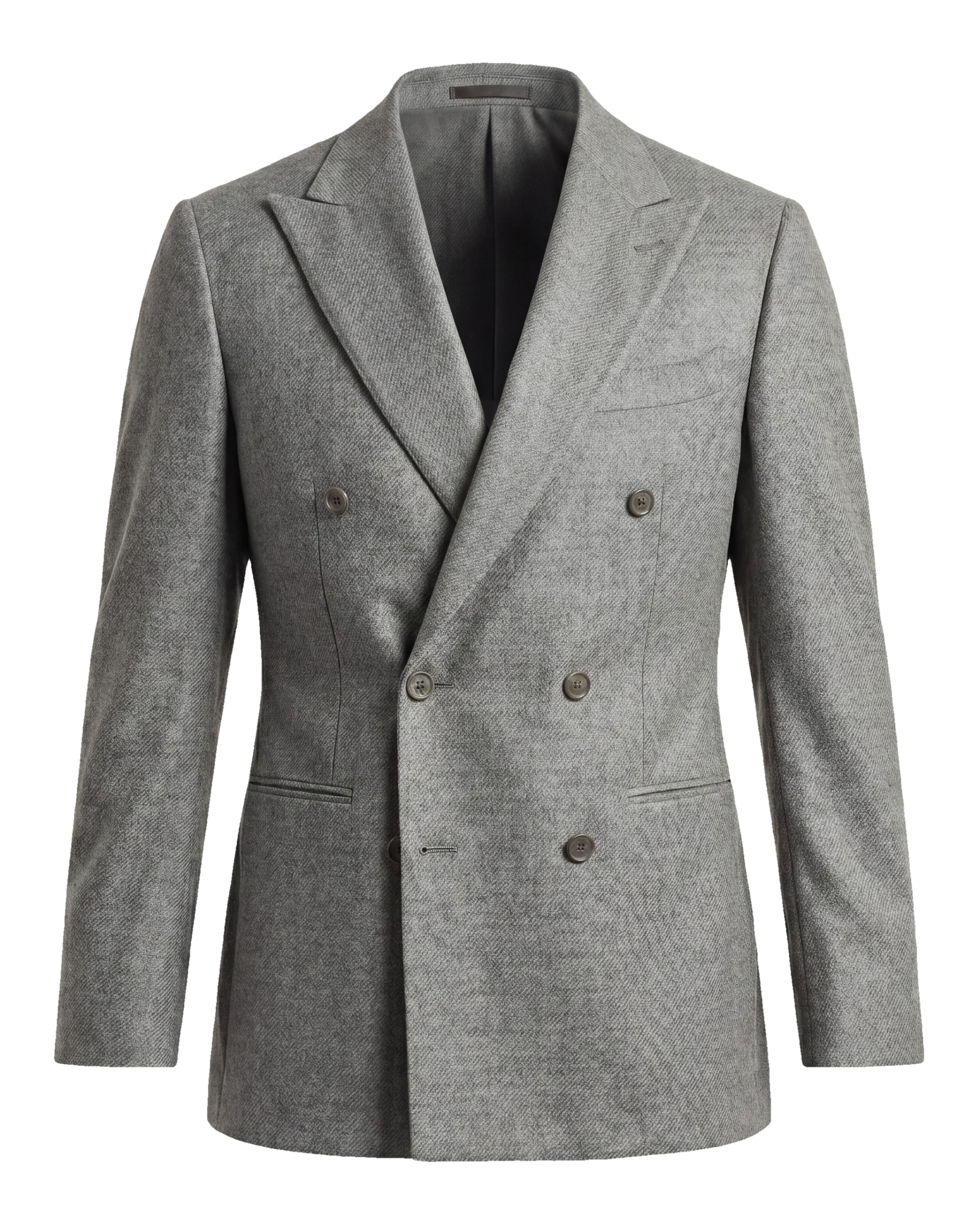 Mid Grey Double-Breasted Blazer, Mid Grey Double-Breasted Jacket