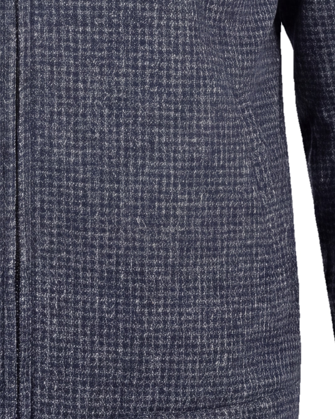 Mørkegrå uld tern Flight jacket, detalje af lommen