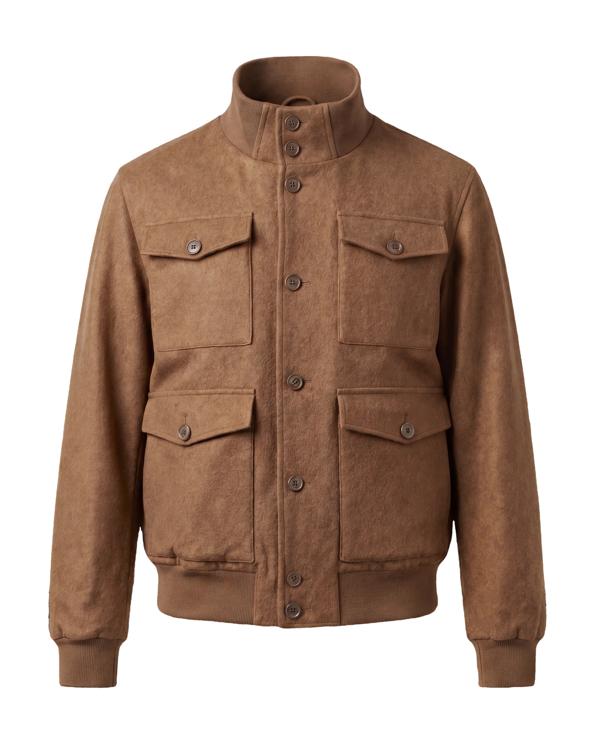 Camel Bomber Jacket