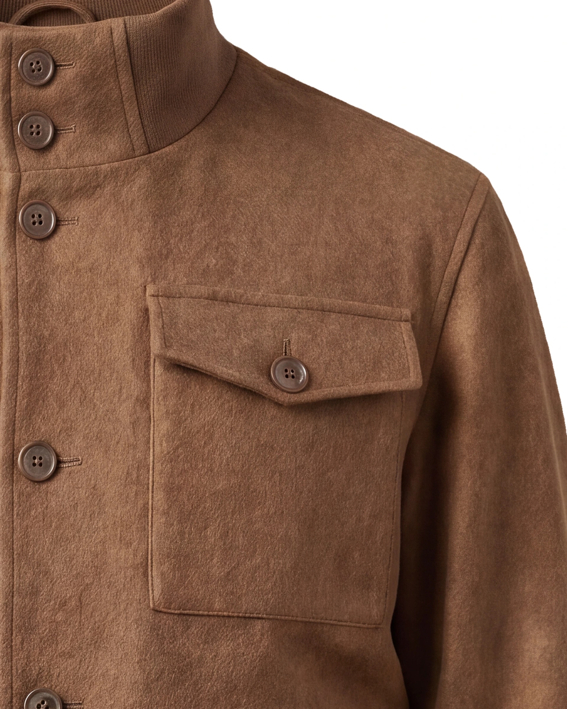 Camel Bomber Jacket, nærbillede af lommen