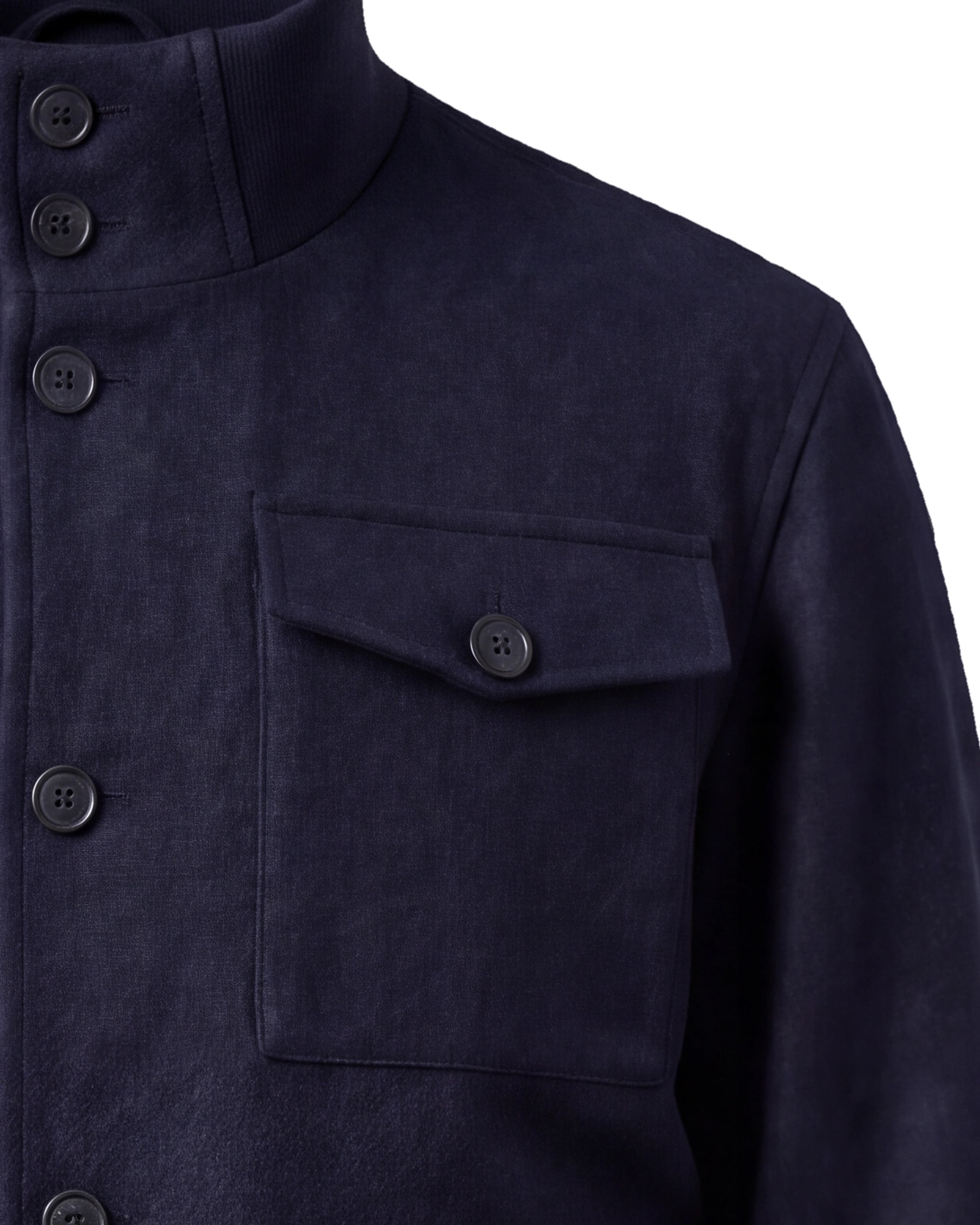 Navy Bomber Jacket, pocket close-up