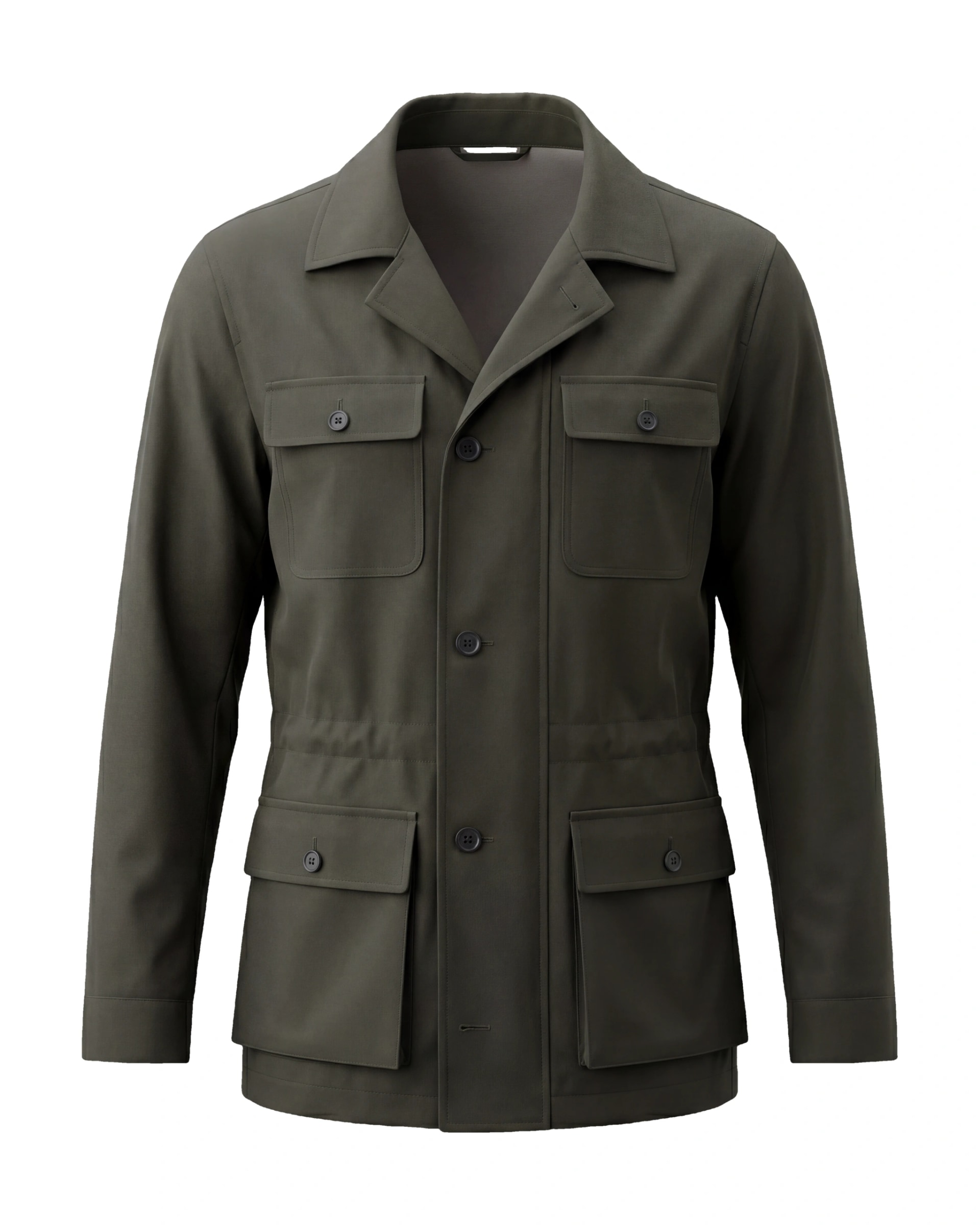 Mørk oliven Field jacket AW26
