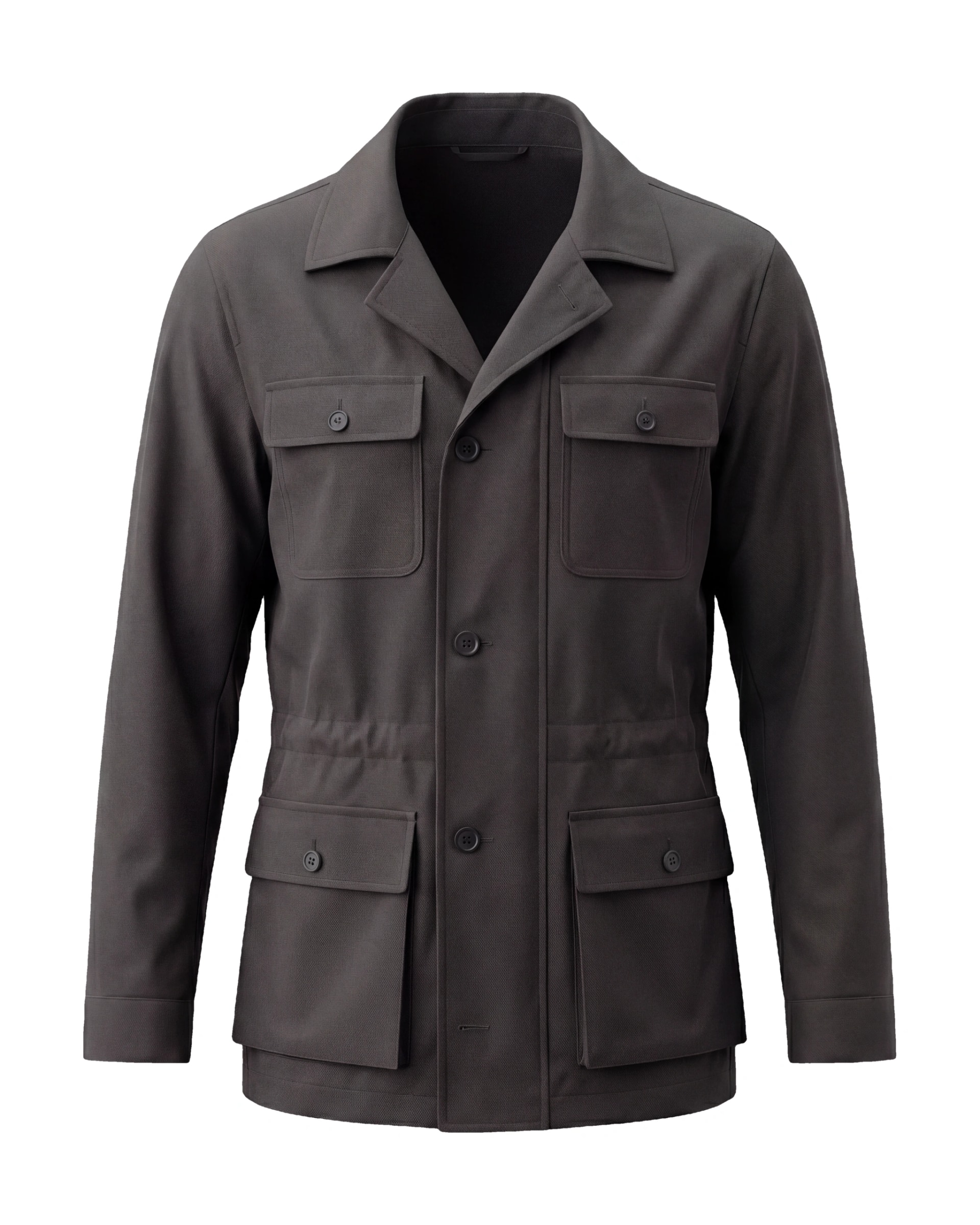 Mørk gråbrun Field jacket