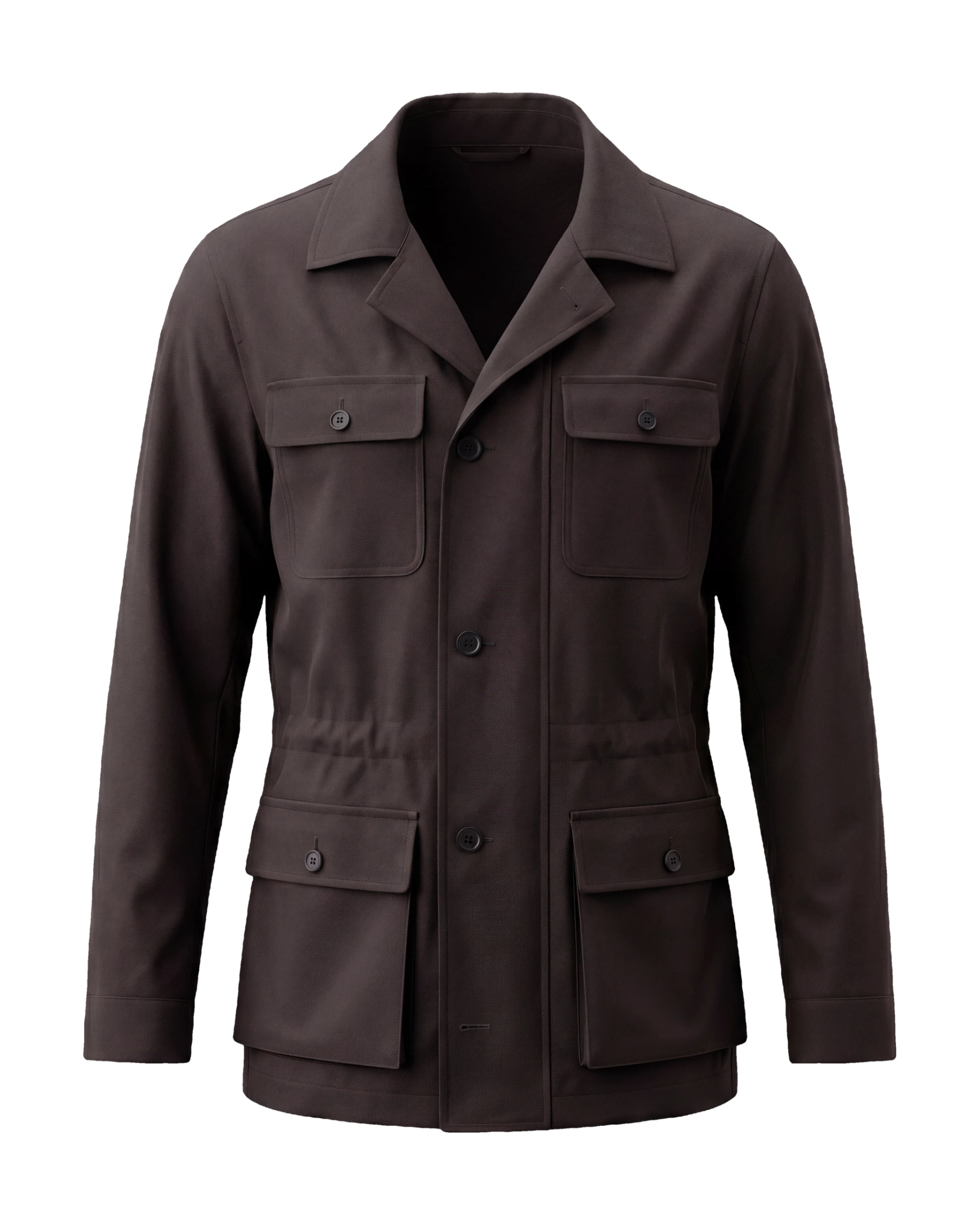 Mørkebrun Field jacket