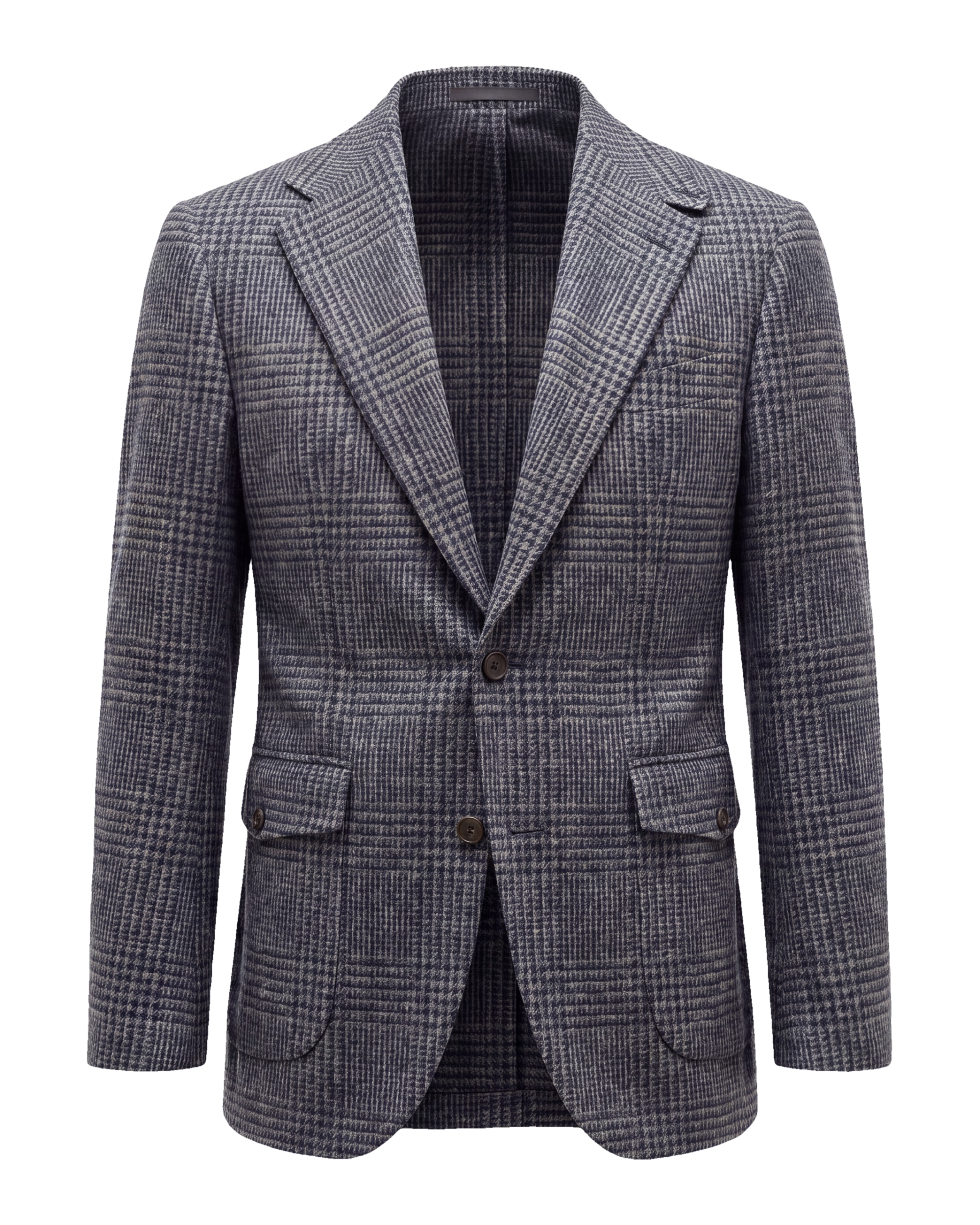 Grå glencheck blazer