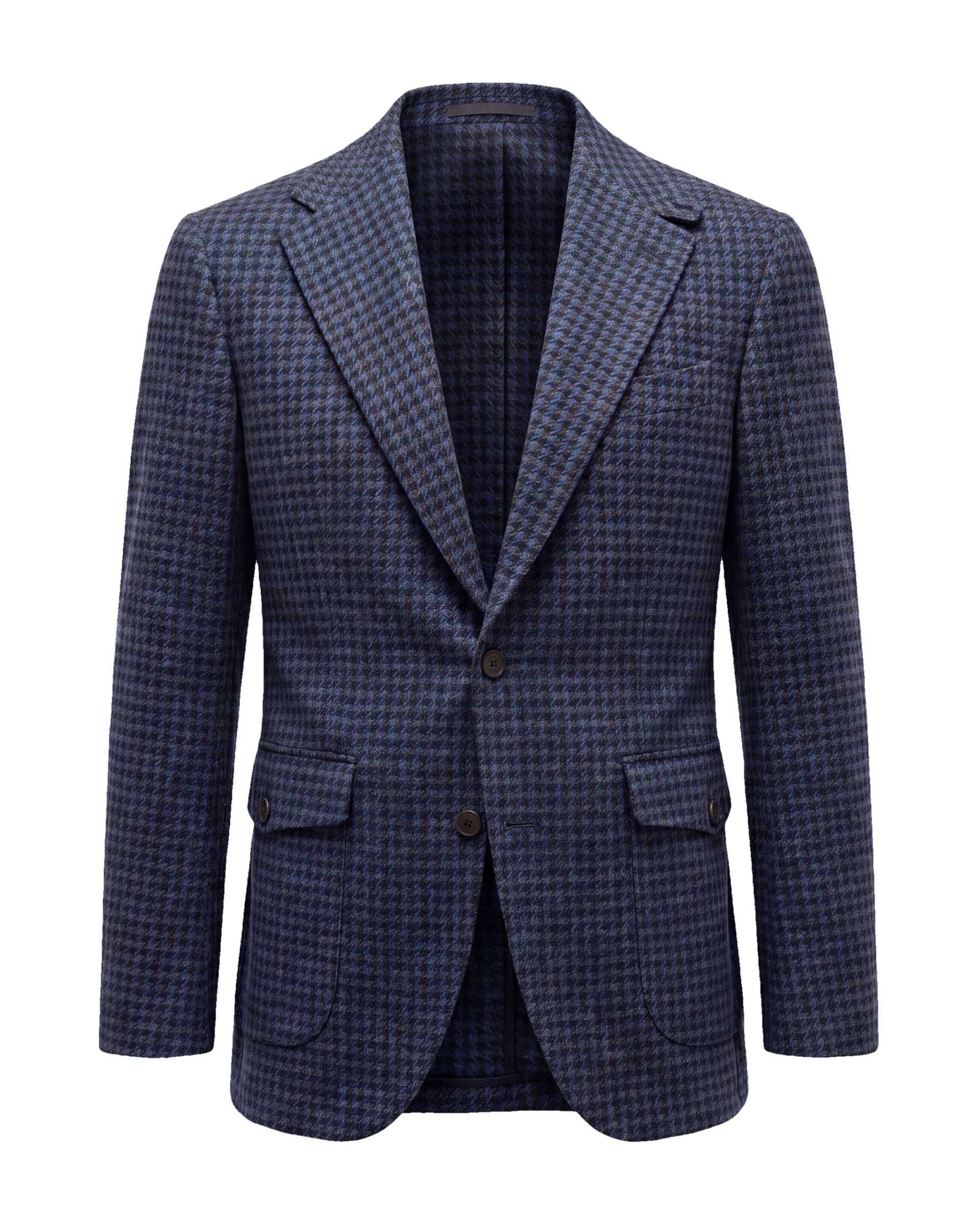 Dark Navy Houndstooth Blazer