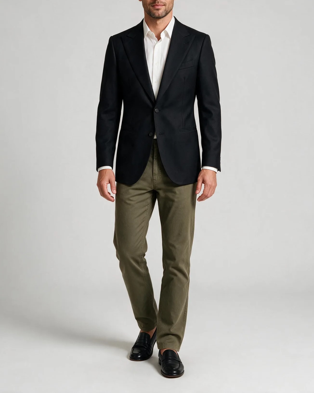 Black Jacket from Angelico, on model
