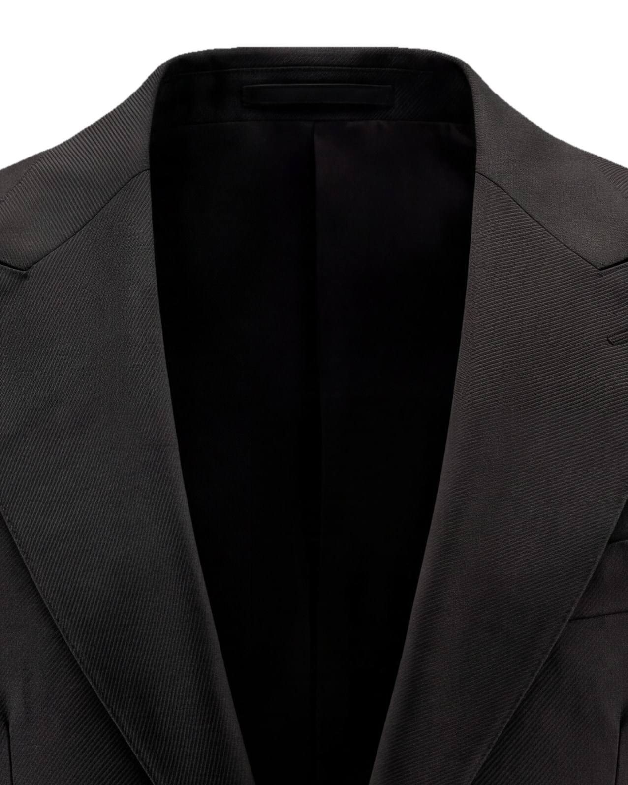 Black Jacket from Angelico, collar detail