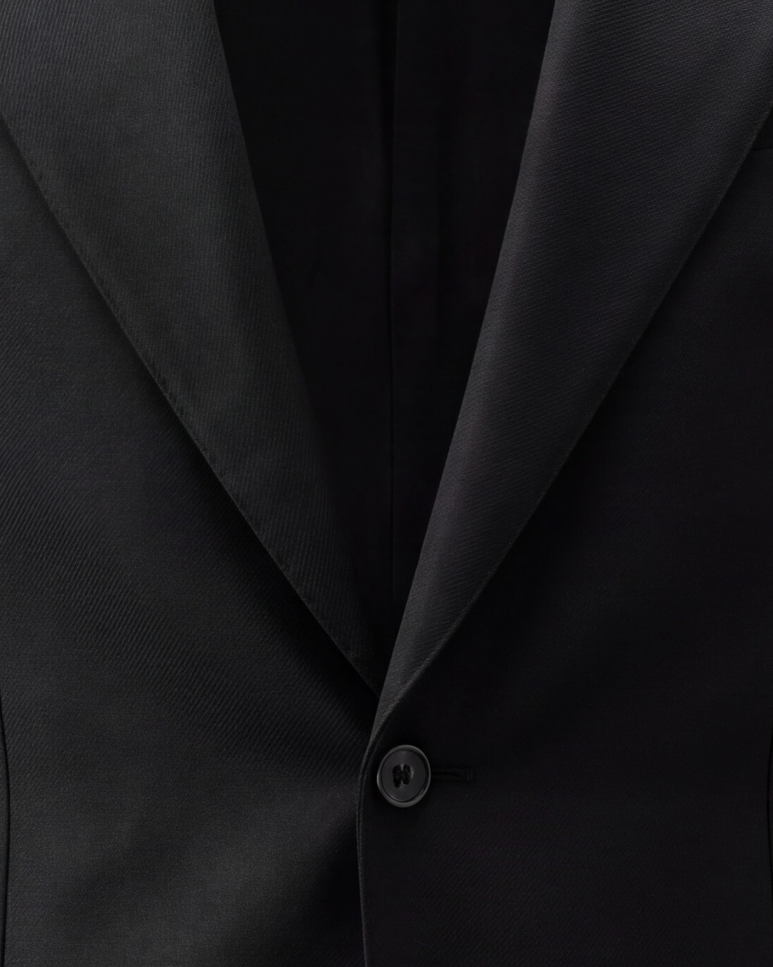 Black Super 110s Jacket from Filarte in 275 g, front view