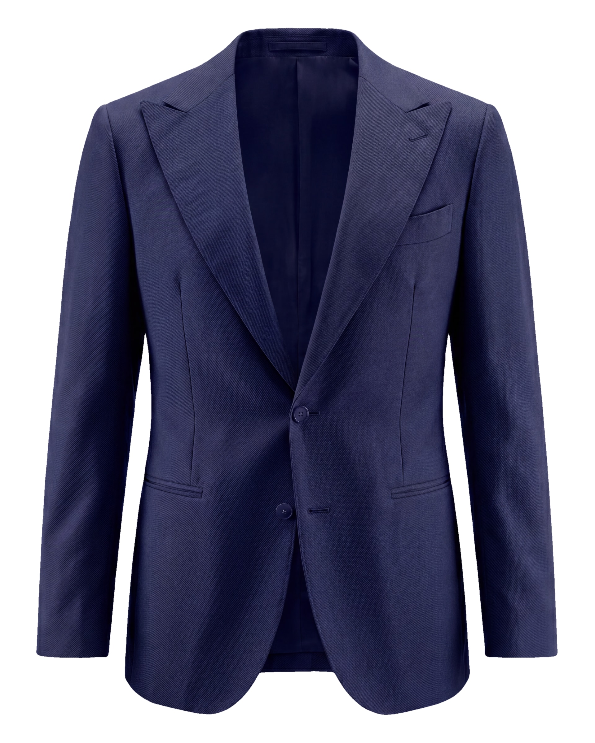 Navy Virgin Wool Blazer, Navy Jacket