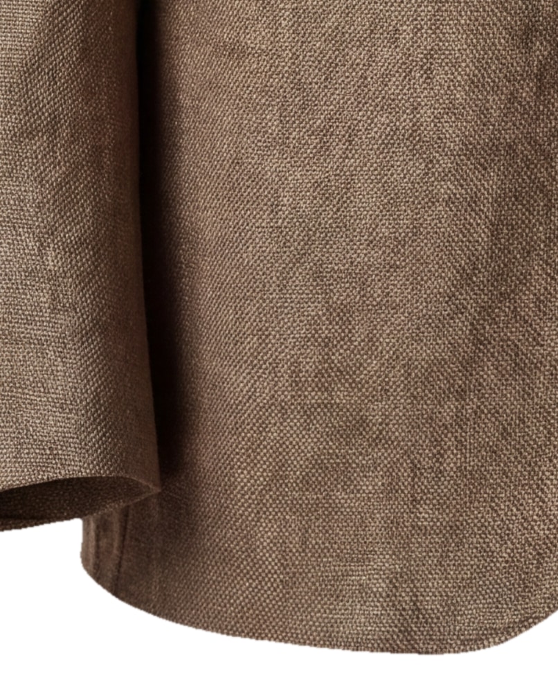 Grey-Brown Linen Jacket from TBM / TFM, cuff detail