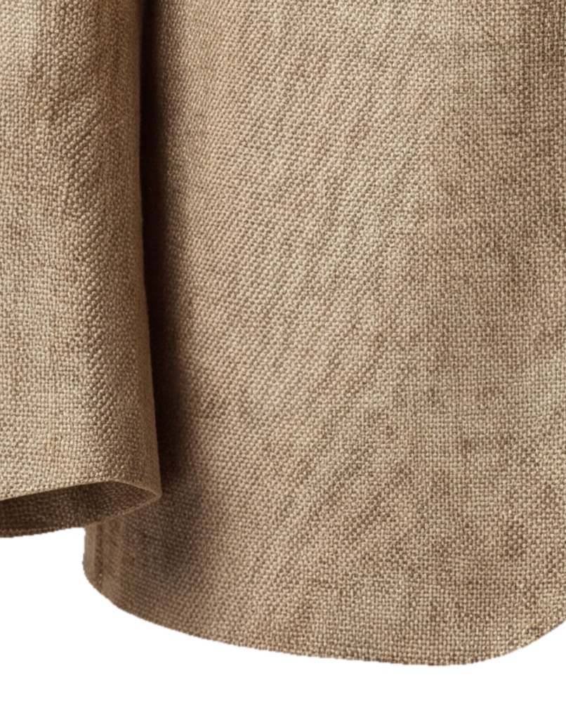 Sand Linen Jacket from Brisbane Moss, cuff detail