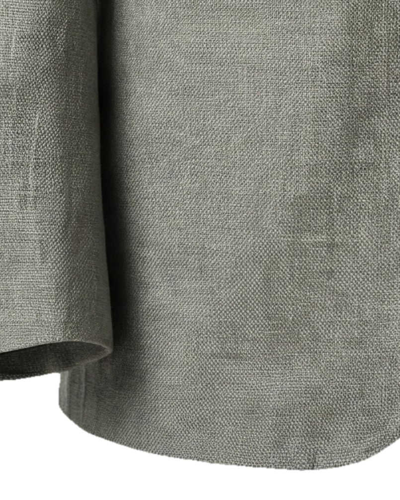 Light Olive Linen Jacket from Brisbane Moss, cuff detail