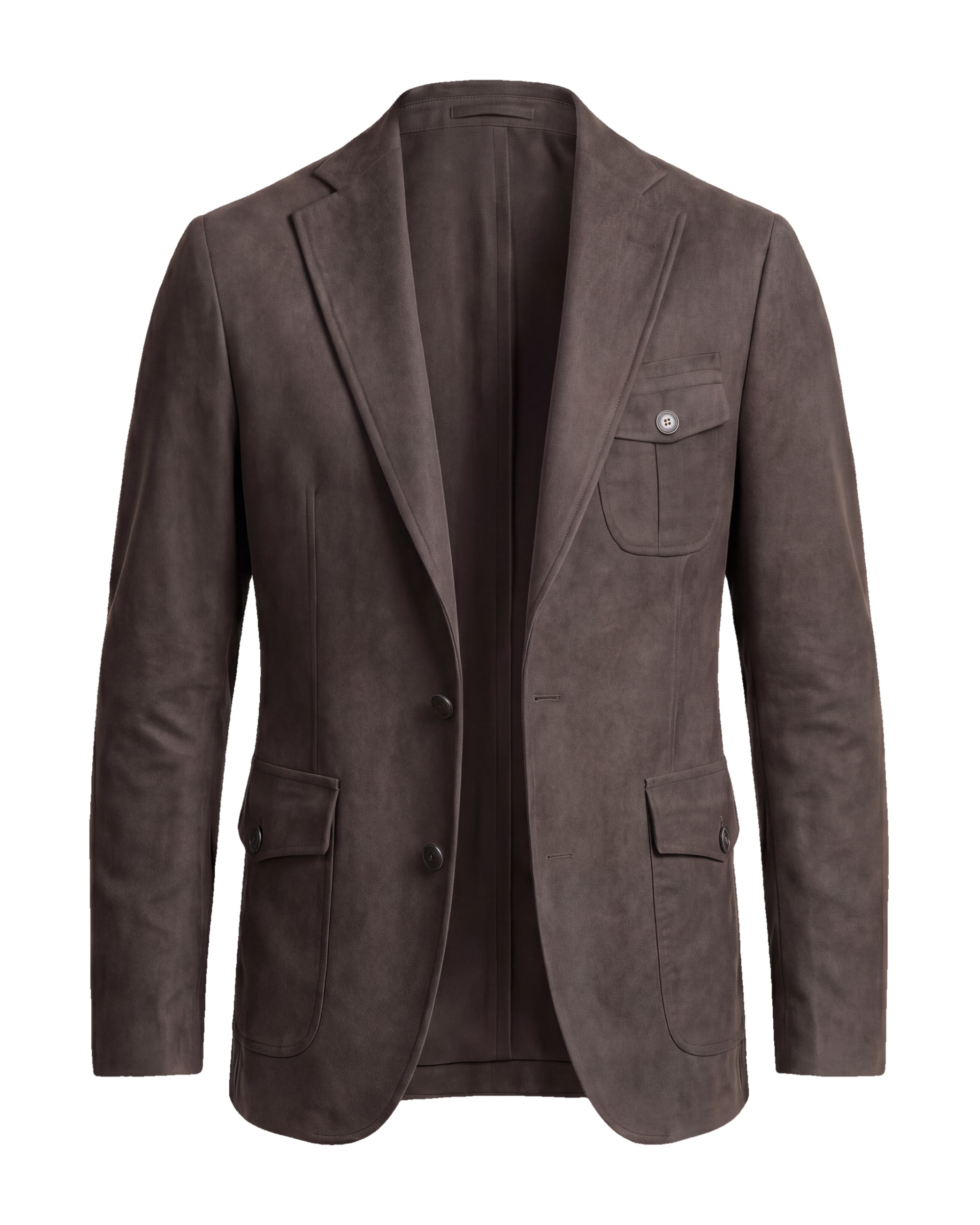 Dark Taupe Suede Jacket, Dark Brown Suede Jacket