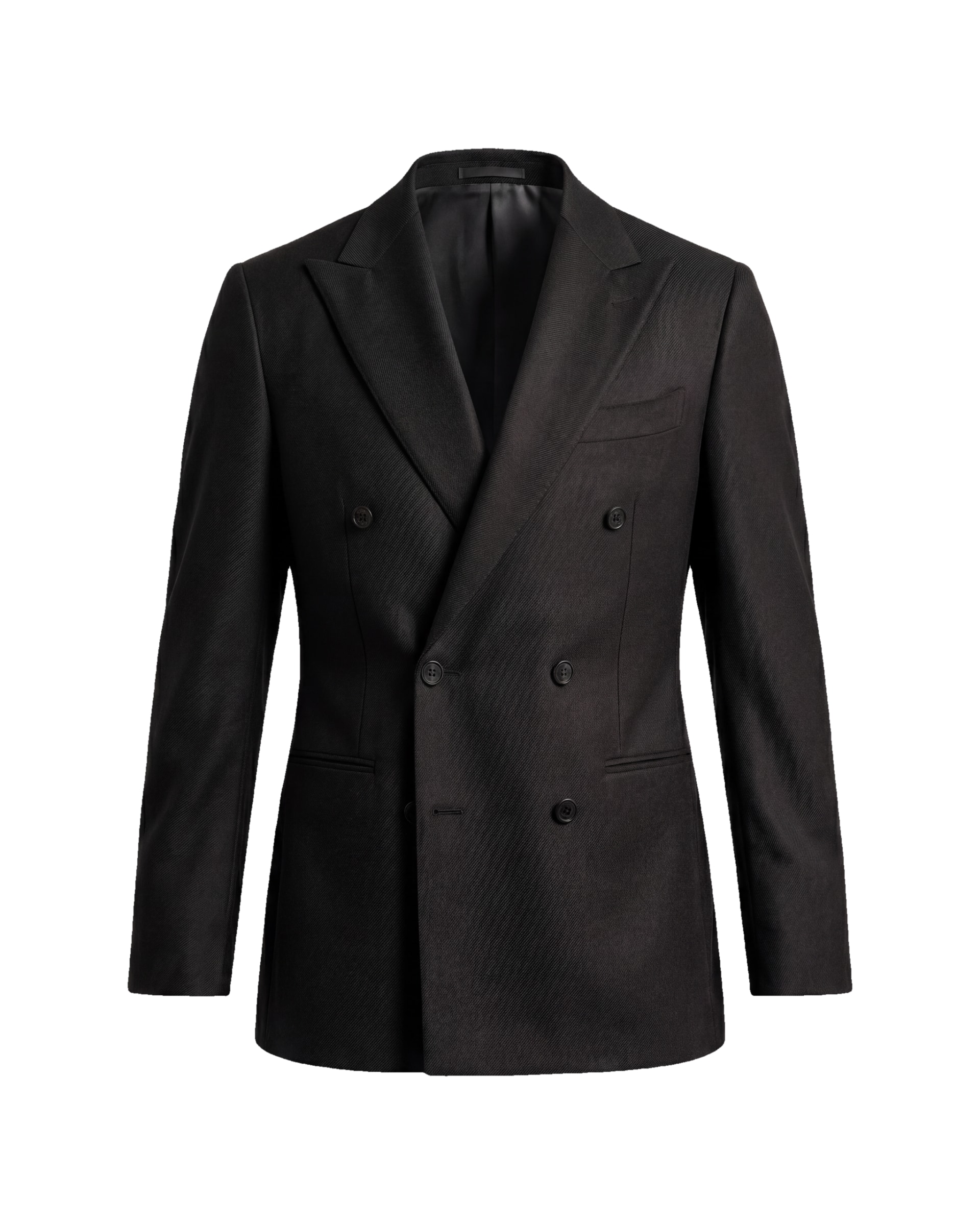 Black Double-Breasted Jacket from Angelico