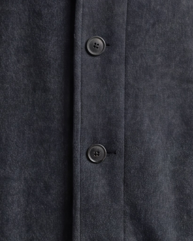 Charcoal Heritage Gazaba Overcoat, front view