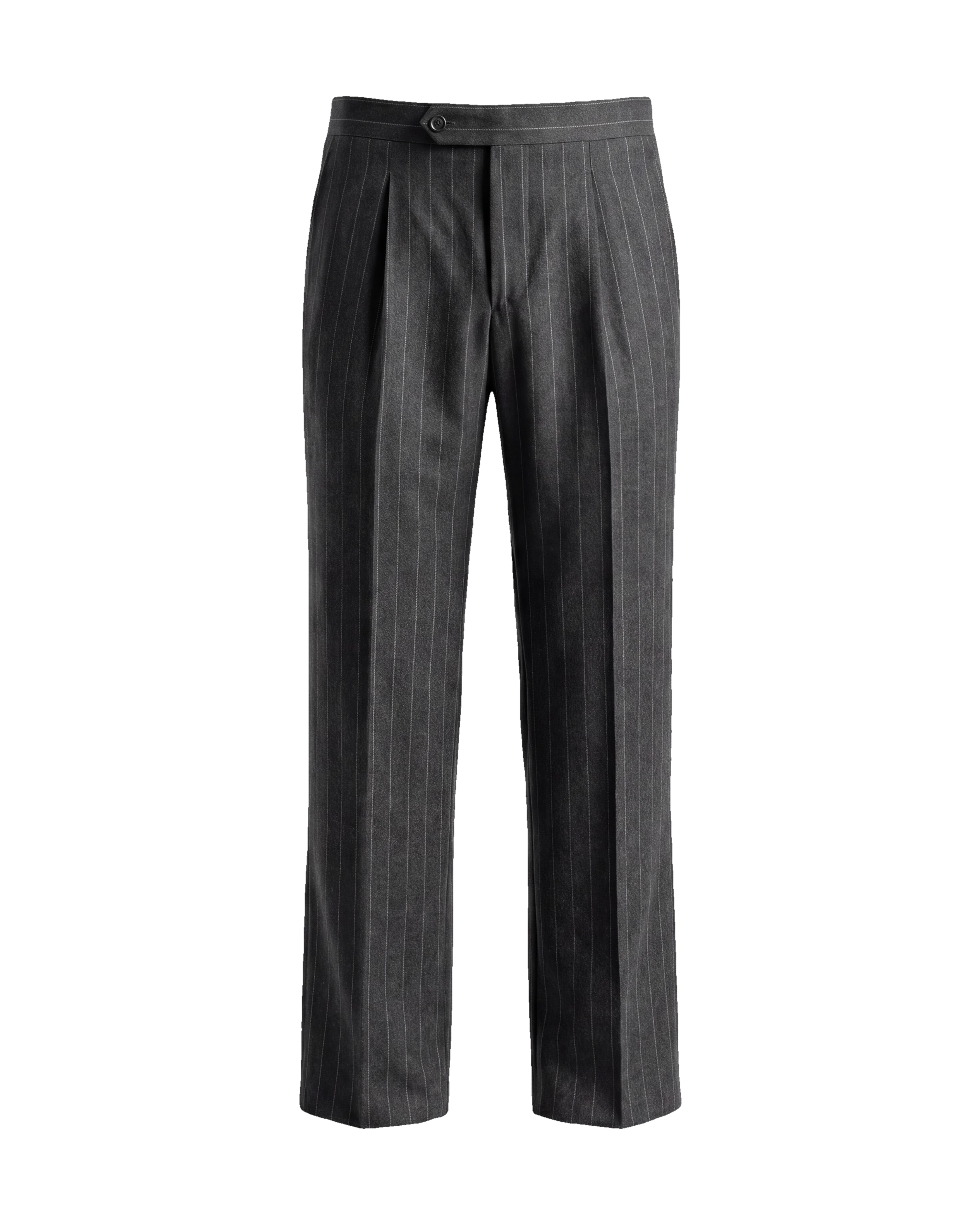 Mørkegrå pinstripe jakkesætsbukser fra HOV Collection