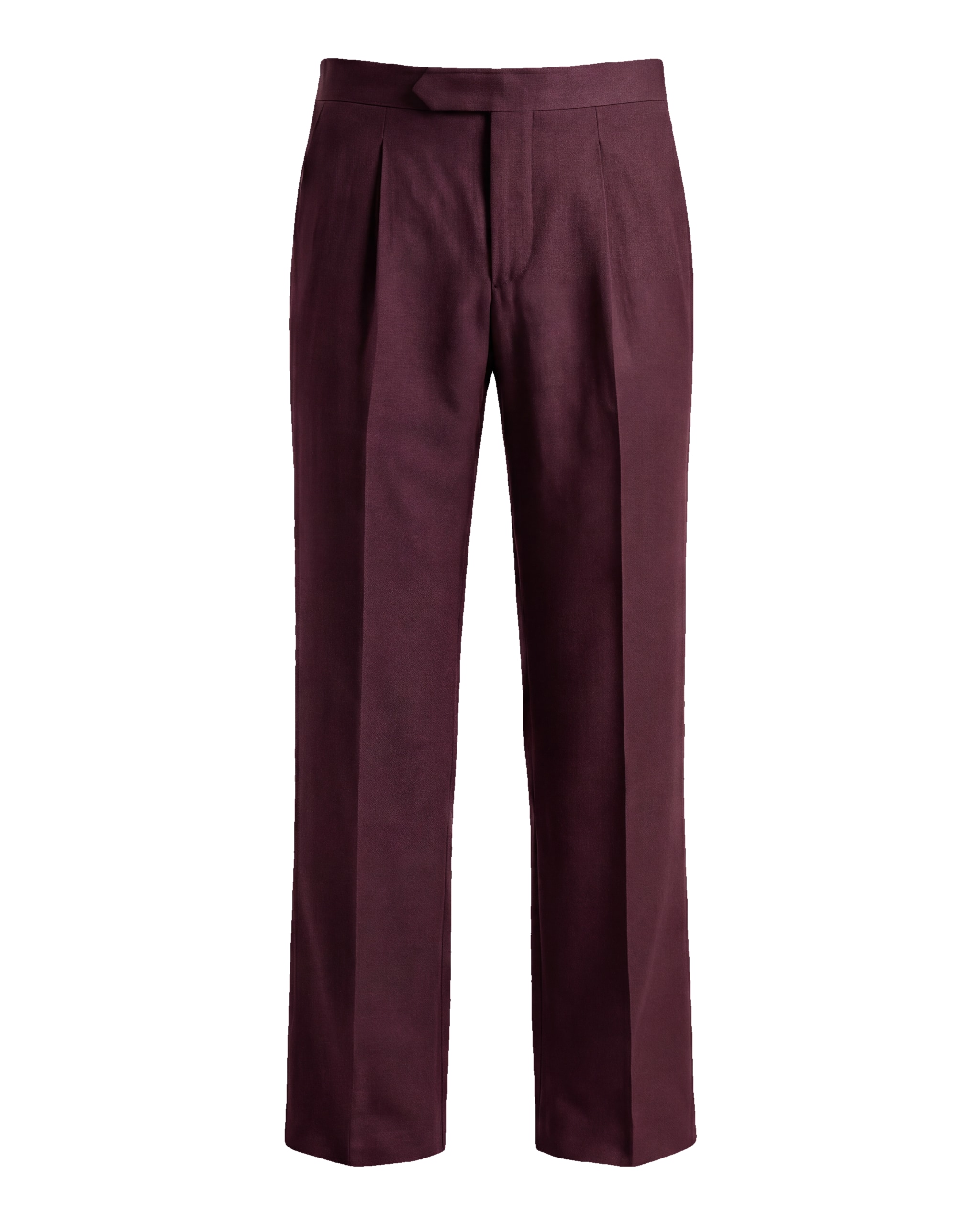 Bordeaux Super 120s Wool Trousers