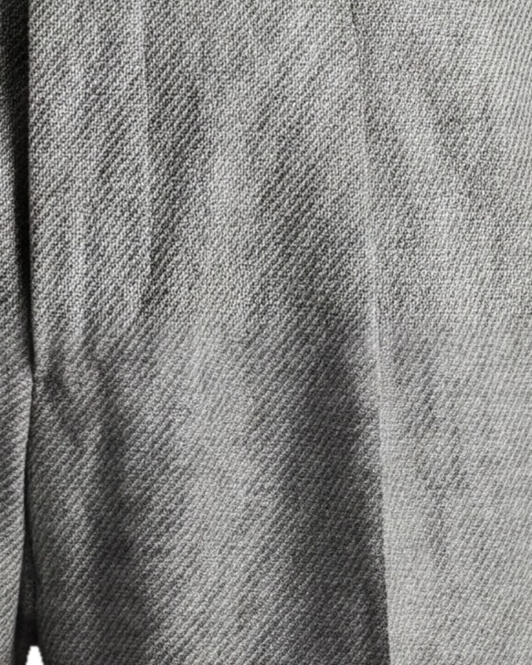 Light Grey Super 110s Wool Trousers, pocket detail