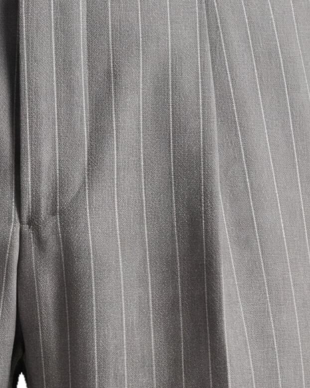Grey Pinstripe S110 Wool Trousers, pocket detail