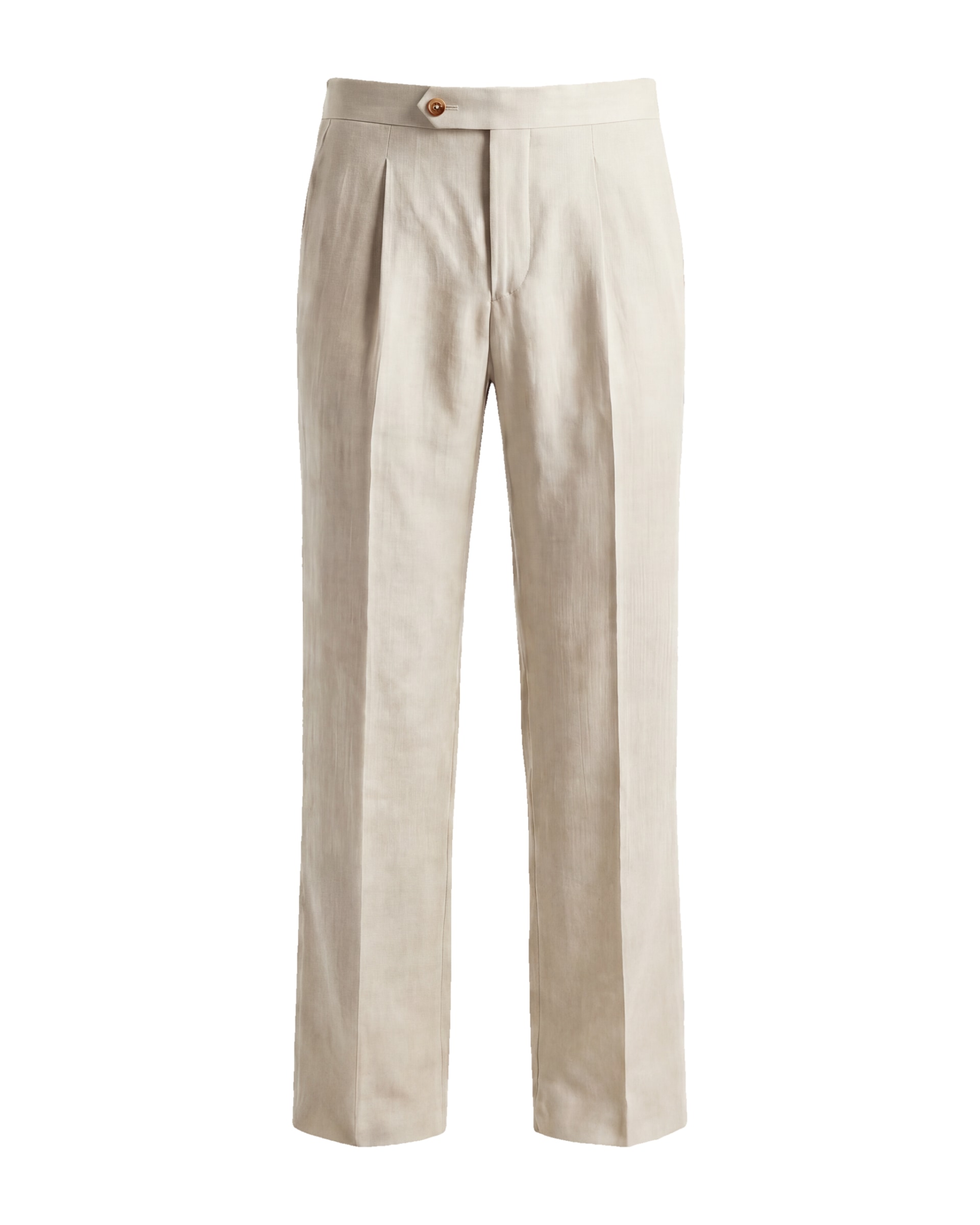 Cream Linen Trousers