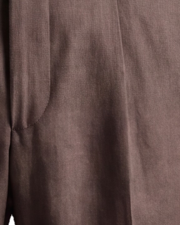 Chestnut Suit Trousers, pocket detail