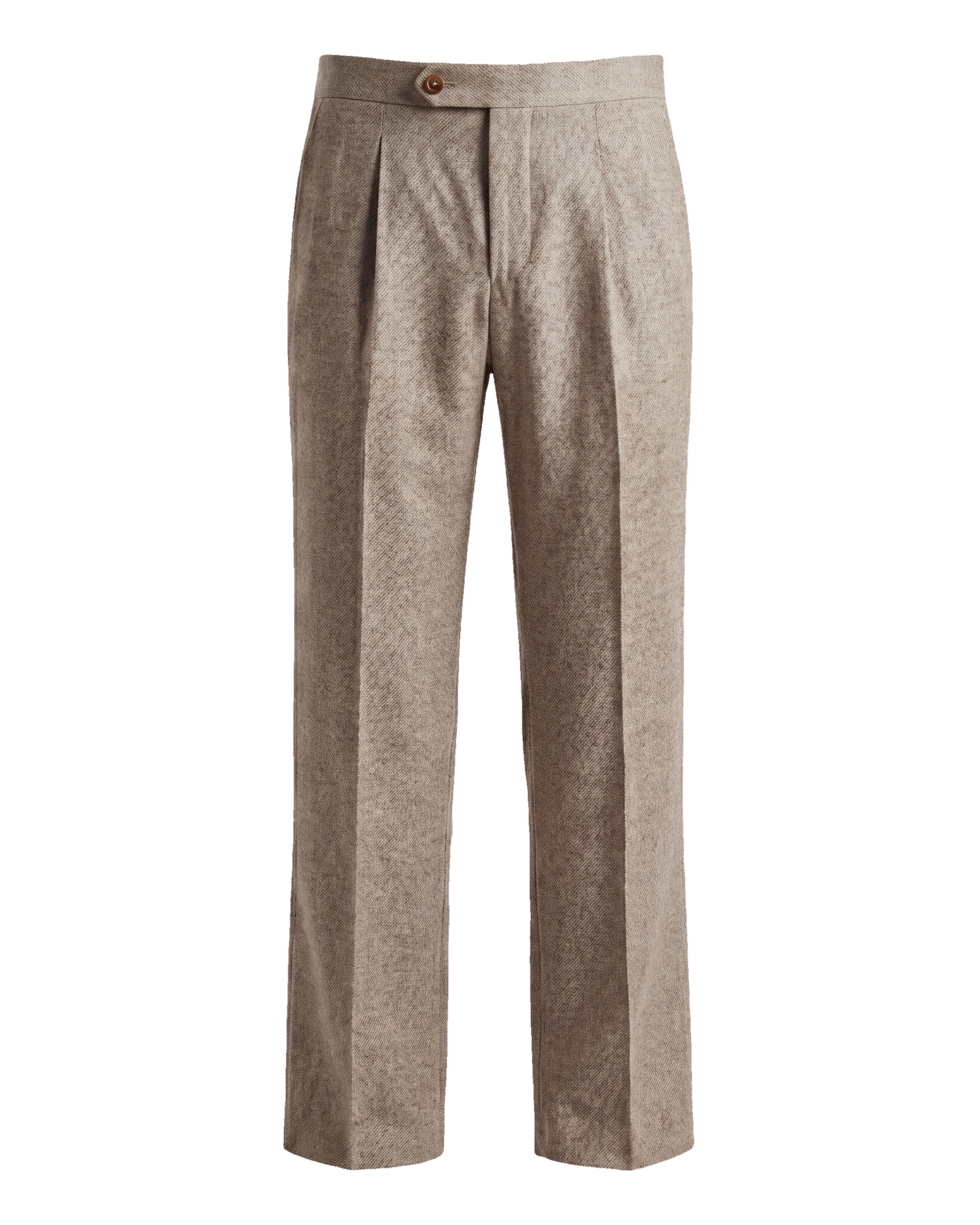 Taupe Herringbone Suit Trousers from Drago