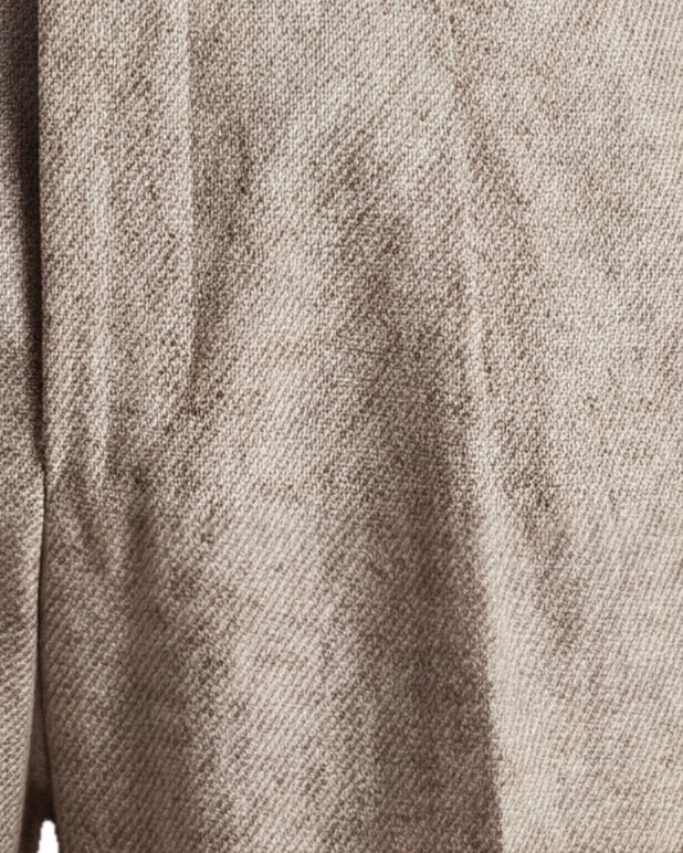 Taupe Herringbone Suit Trousers from Drago, pocket detail