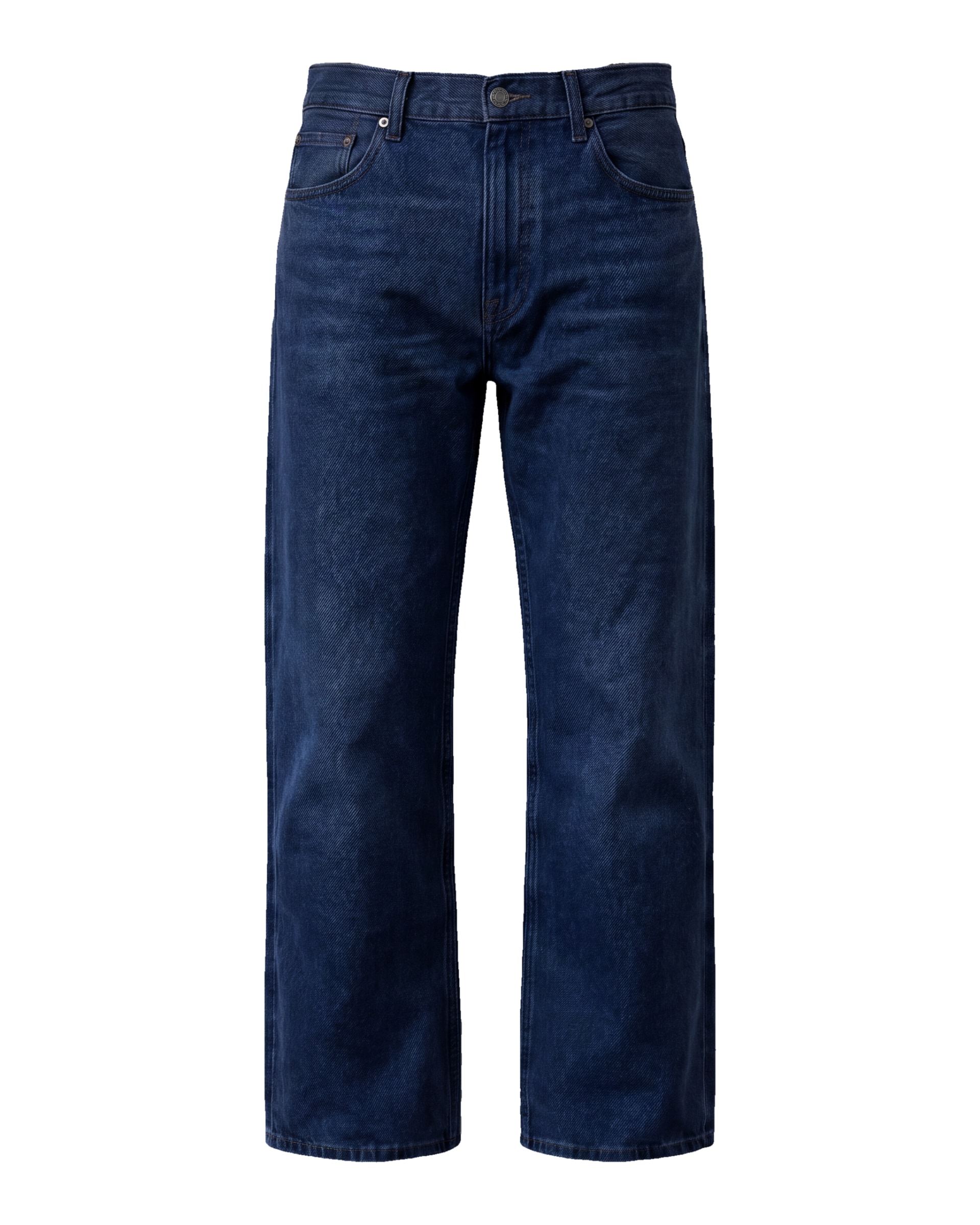 Rå indigo tapered jeans