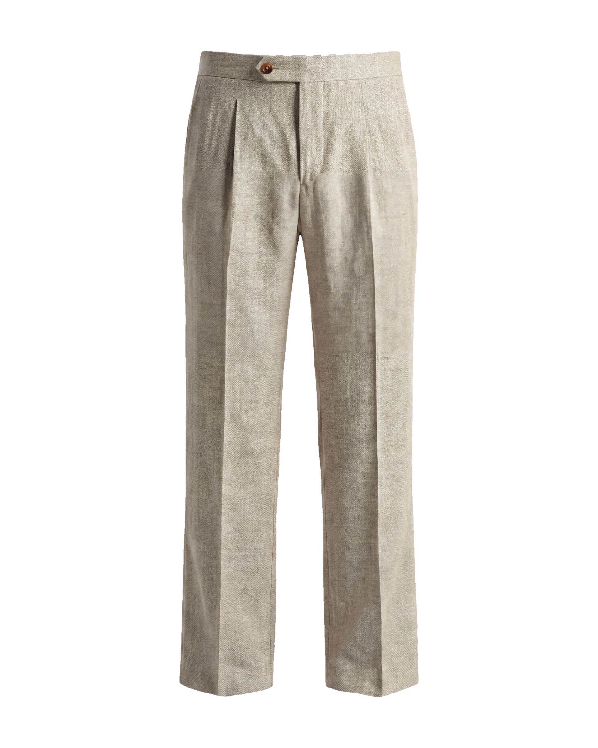 Cream Linen Trousers from Brisbane Moss