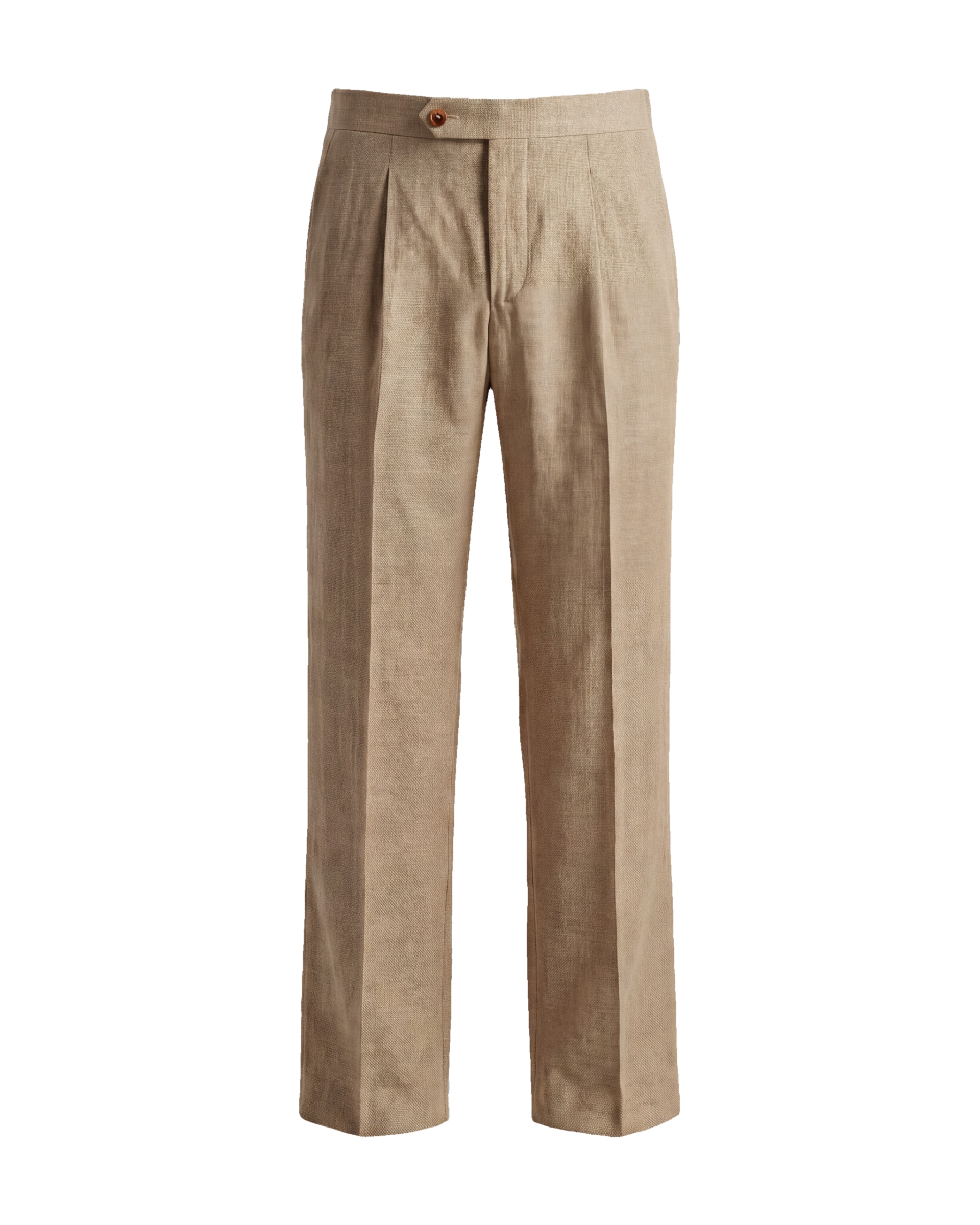 Sand Linen Trousers from Brisbane Moss
