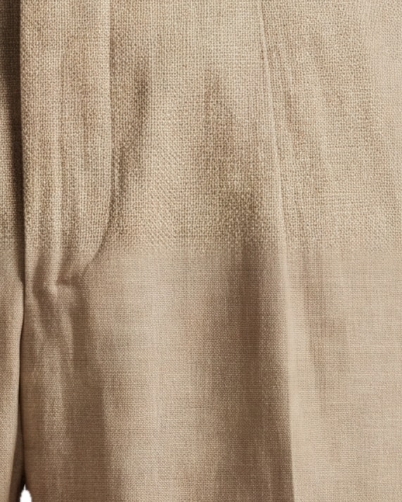 Sand Linen Trousers from Brisbane Moss, pocket detail